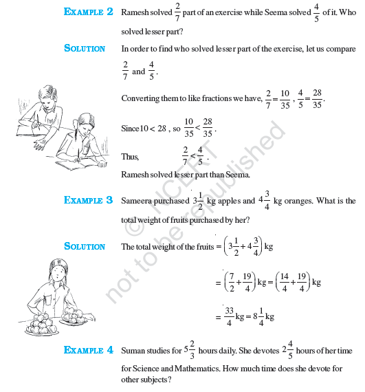 NCERT Class 7 Maths Fractions and Decimals