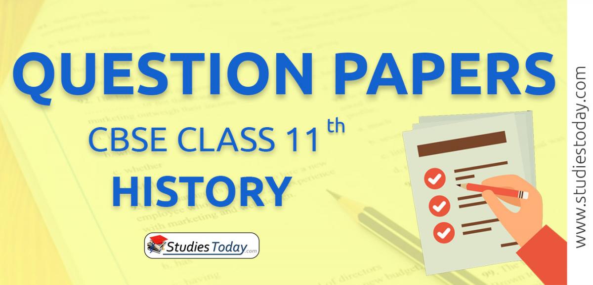 CBSE Class 11 History Question Papers