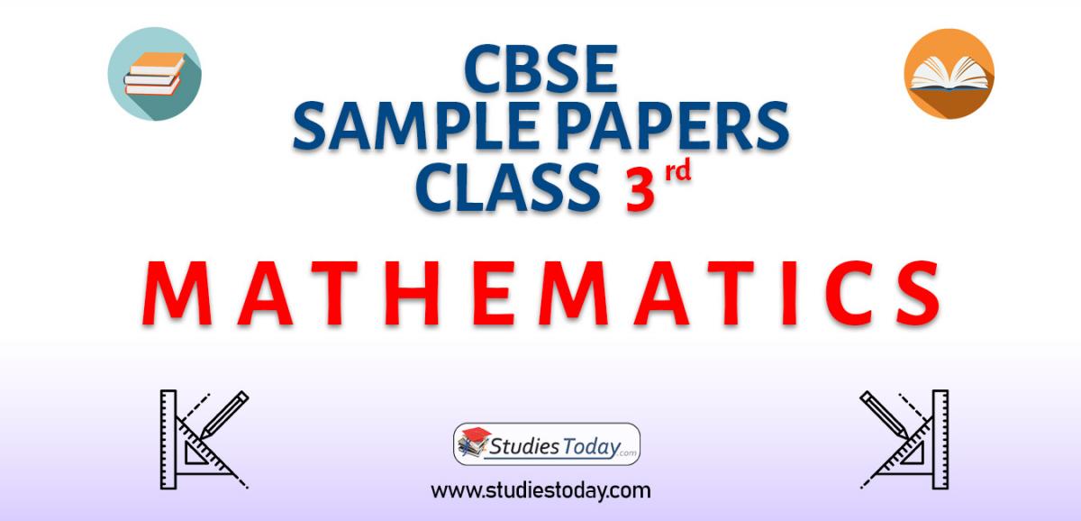 CBSE Sample Paper for Class 3 Mathematics