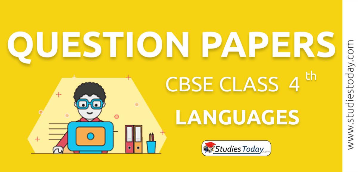 CBSE Class 4 Languages Question Papers