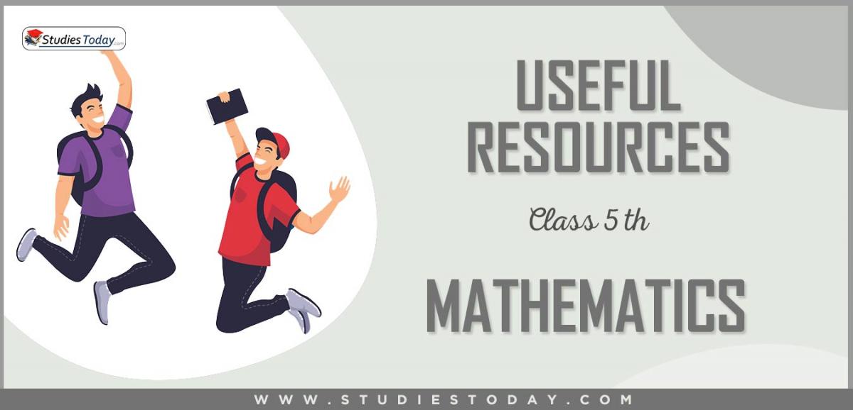 CBSE Class 5 Mathematics Useful Resources