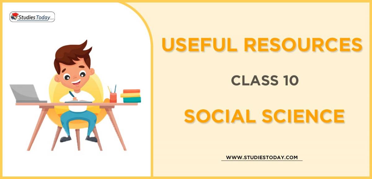 CBSE Class 10 Social Science Useful Resources