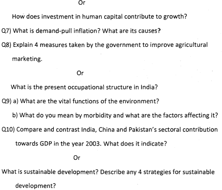 class_11_ Economics_Question_ Paper_2a