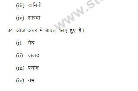 CBSE Class 9 Hindi Grammar and Usages Based MCQ (1)-8