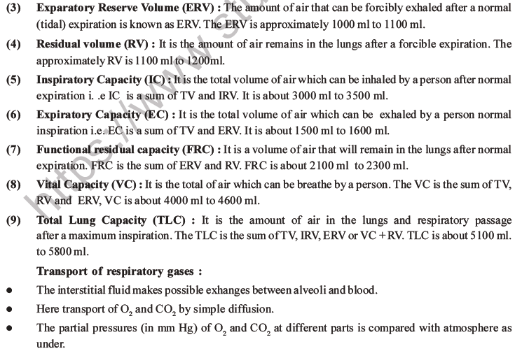 NEET Biology Breathing and Exchange of Gases MCQs Set B-6