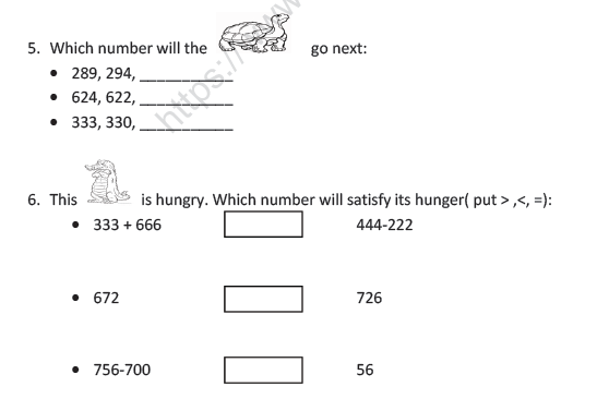 CBSE Class 2 Maths Practice Worksheet (4) 1