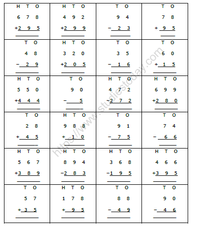 CBSE Class 2 Maths Practice Worksheet (6)