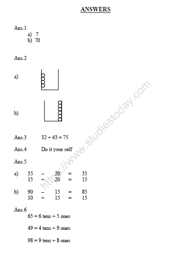 CBSE Class 2 Maths Practice Worksheets (23) 5