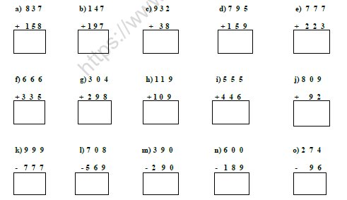 CBSE Class 2 Maths Practice Worksheets (26) 2
