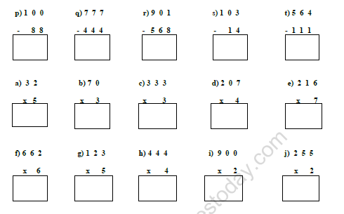 CBSE Class 2 Maths Practice Worksheets (26) 3