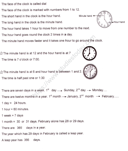 CBSE Class 2 Maths Practice Worksheets (28)-Time 1