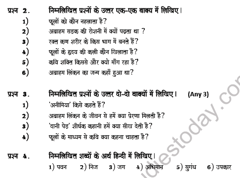 CBSE Class 5 Hindi Question Paper Set S Solved 2
