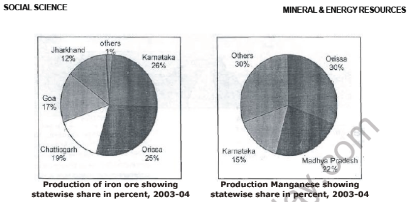 CBSE Class 10 Geography Mineral and Energy Resources Notes Set A