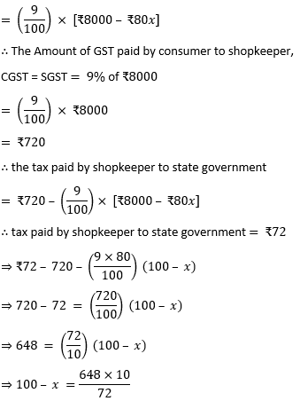 ML Aggarwal Solutions Class 10 Maths Chapter 1 Goods and Service Tax (GST)-14