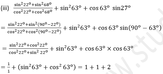 ML Aggarwal Solutions Class 10 Maths Chapter 18 Trigonometric Identities-59