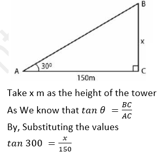 ML Aggarwal Solutions Class 10 Maths Chapter 20 Heights and Distances-