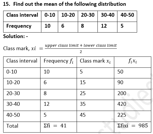 ML Aggarwal Solutions Class 10 Maths Chapter 21 Measures Of Central Tendency-12
