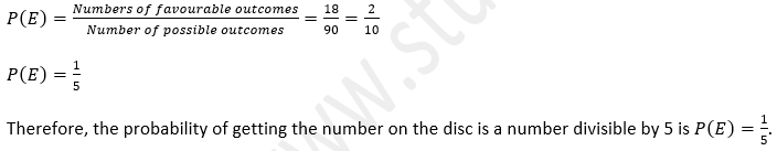 ML Aggarwal Solutions Class 10 Maths Chapter 22 Probability-45