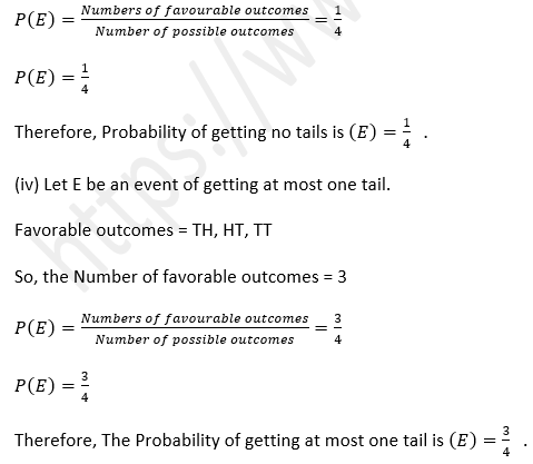 ML Aggarwal Solutions Class 10 Maths Chapter 22 Probability-66