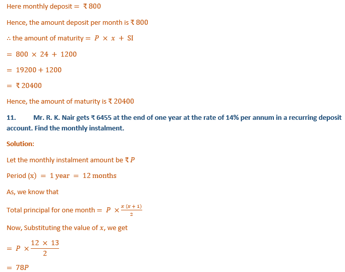 ML Aggarwal Solutions Class 10 Maths Chapter2 Banking-14