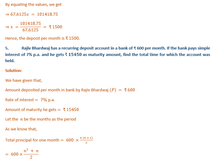 ML Aggarwal Solutions Class 10 Maths Chapter2 Banking-25