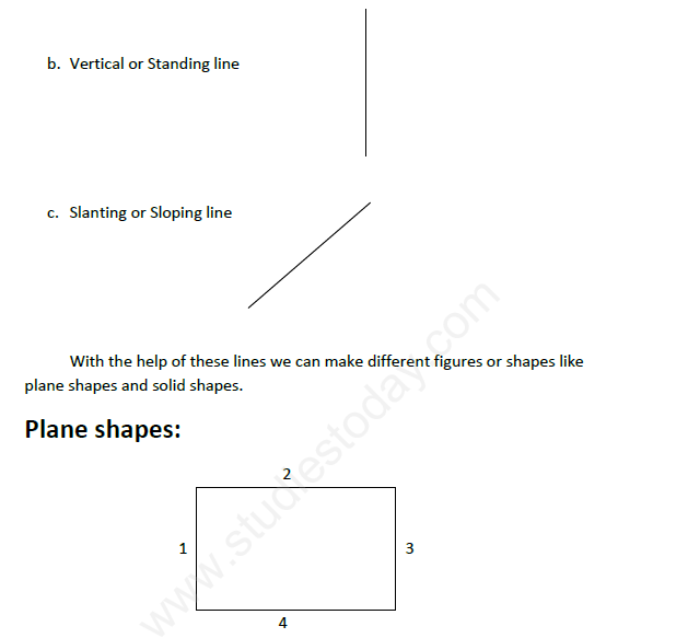 CBSE Class 3 Mathematics-Basic Geometrical Concepts