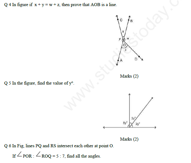 CBSE Class 9 Lines and Angles