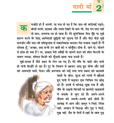 NCERT Class 7 Hindi Vasant Chapter 2 Dadi ma