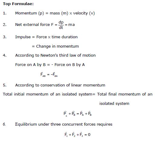 CBSE Class 11 Physics Laws Of Motion Notes