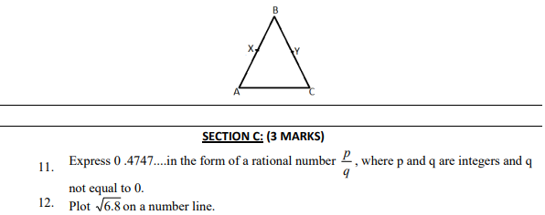 CBSE Class 9 Mathematics Sample Paper Set 64