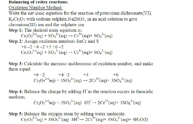CBSE Class 11 Chemistry Revision Redox Reactions 1