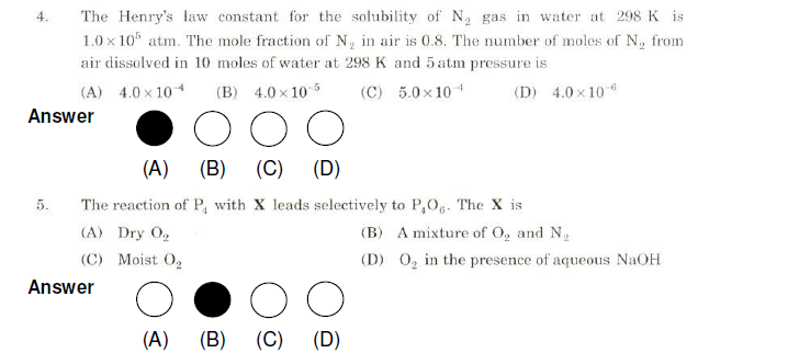 JEE Advanced Sample Question Paper Set 1 2009 with Answers 2