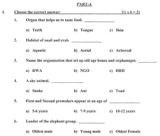 Class_4_EVS_Question_Paper_1