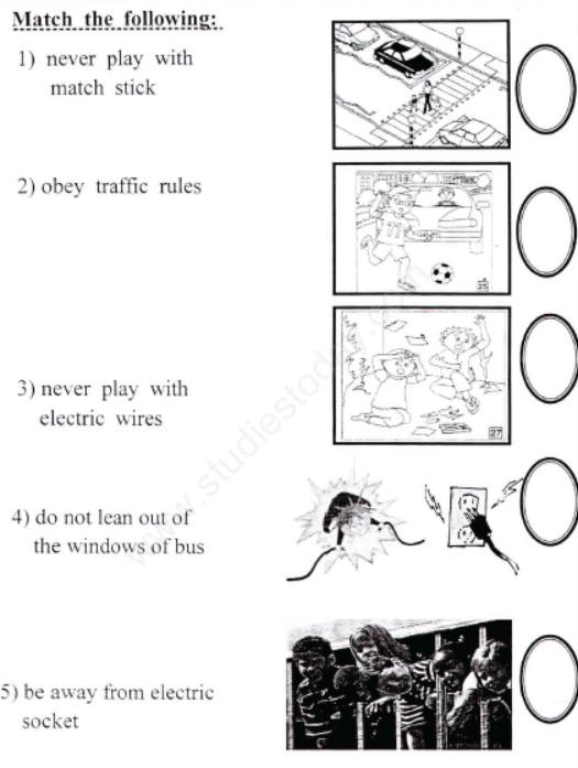 CBSE-Class-1-EVS-Safety-Rules-Assignment-2