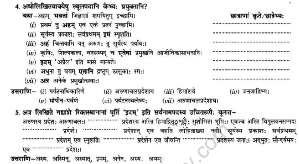 NCERT-Solutions-Class-10-Sanskrit-Chapter-10-suswagat-bho-arunachalesmin-21