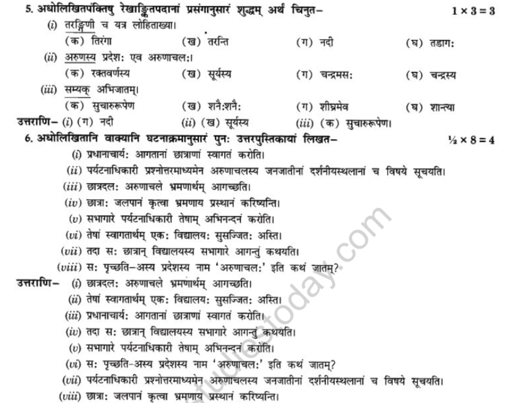 NCERT-Solutions-Class-10-Sanskrit-Chapter-10-suswagat-bho-arunachalesmin-31