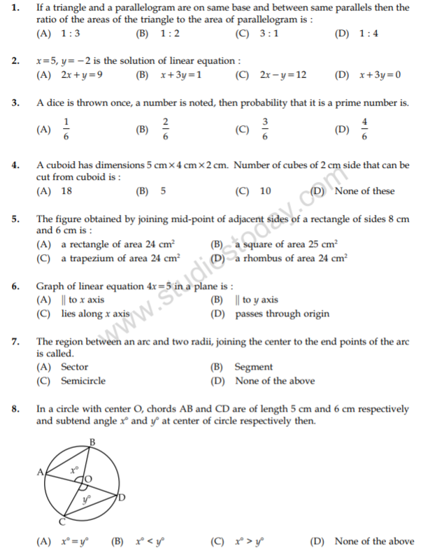 class_9_Maths_Question_paper_17