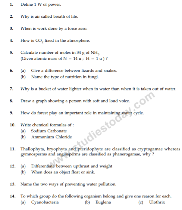 class_9_Science_Questions_paper_16