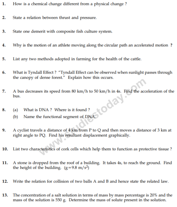 class_9_Science_Questions_paper_34