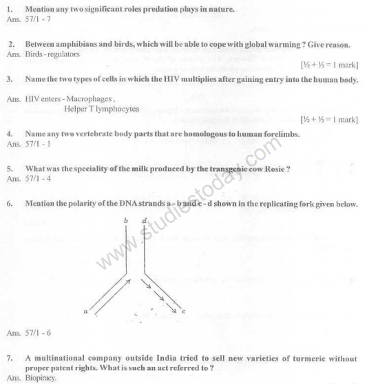 CBSE _Class _12 BiologyPics_Question_Paper