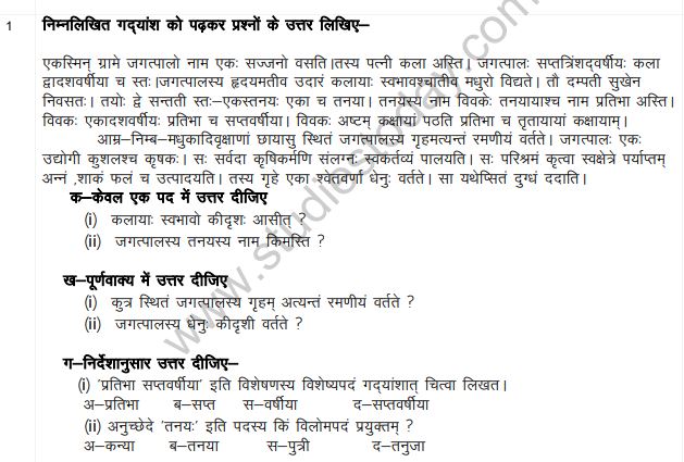CBSE_Class_8_Sanskrit_Question_Paper_3