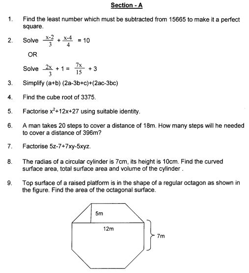 Class_8_Mathematics_Question_Paper_6