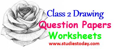 class_2_drawing_questions_paper_worksheet