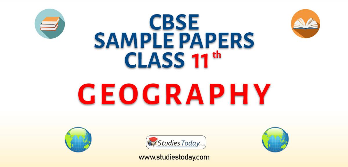CBSE Sample Paper for Class 11 geography