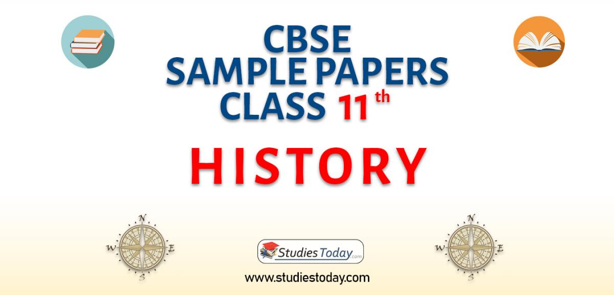 CBSE Sample Paper for Class 11 history
