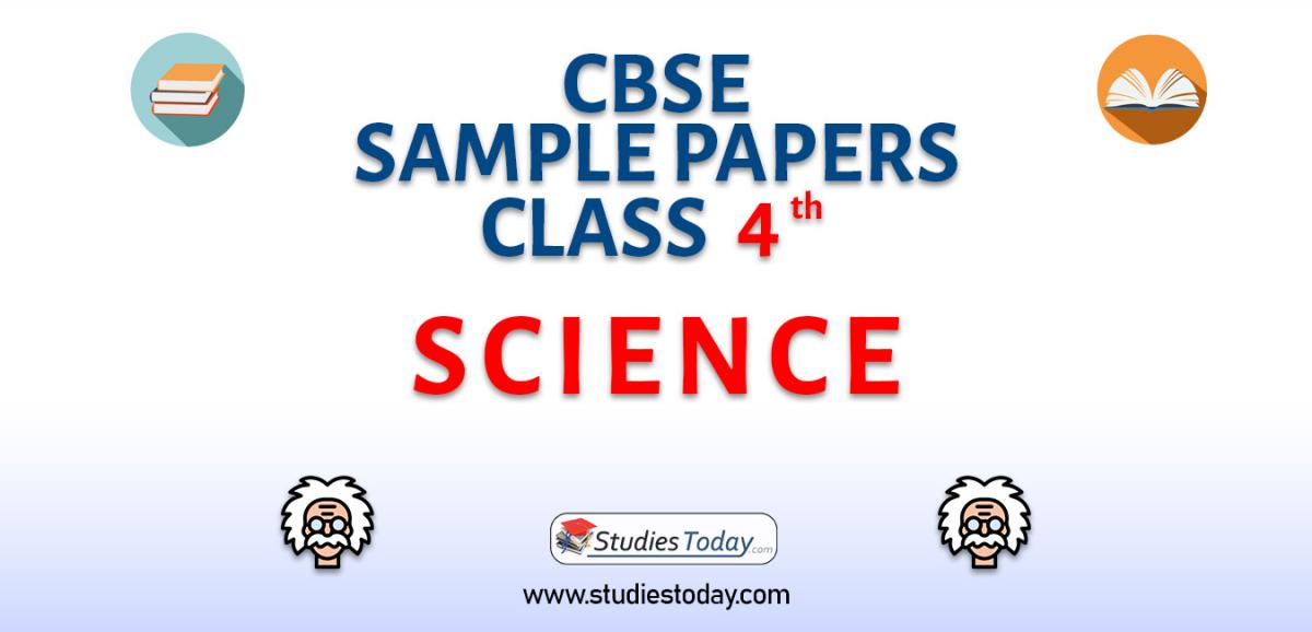 CBSE Sample Paper for Class 4 Science