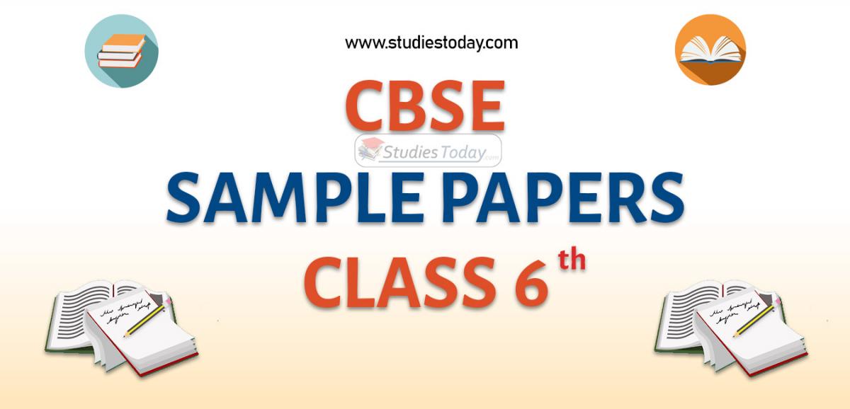 CBSE Sample Paper for Class 6 