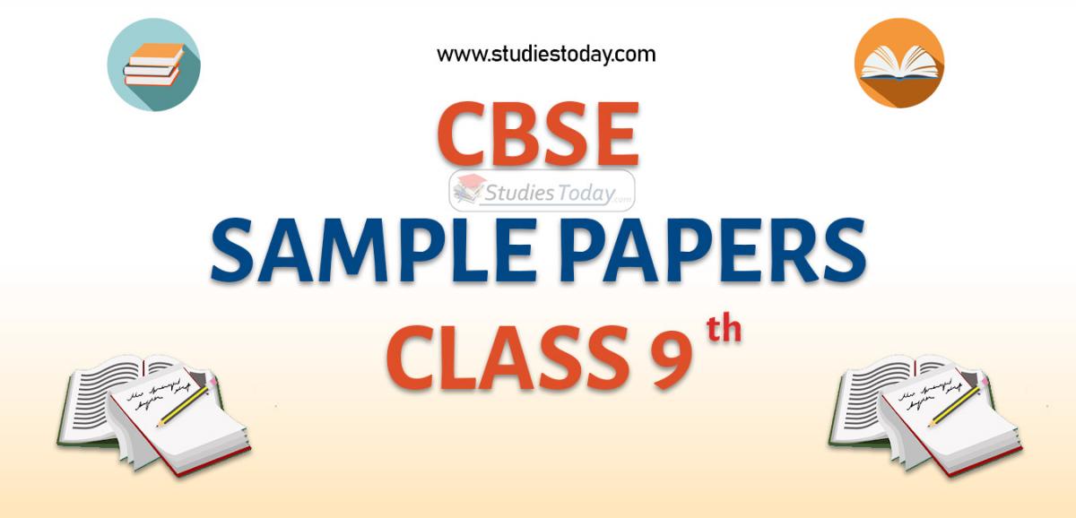 CBSE Sample Paper for Class 9
