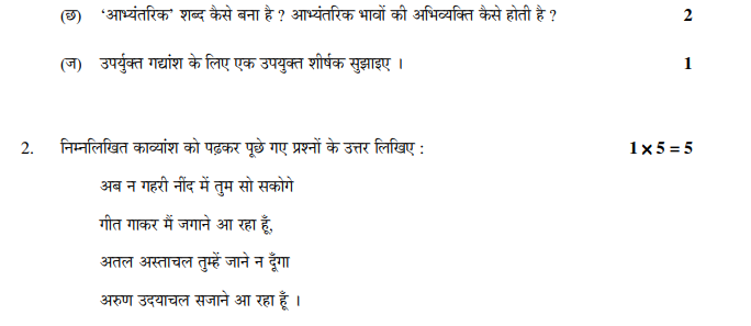 Hindi Elective 