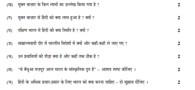 Class 12 Hindi Core